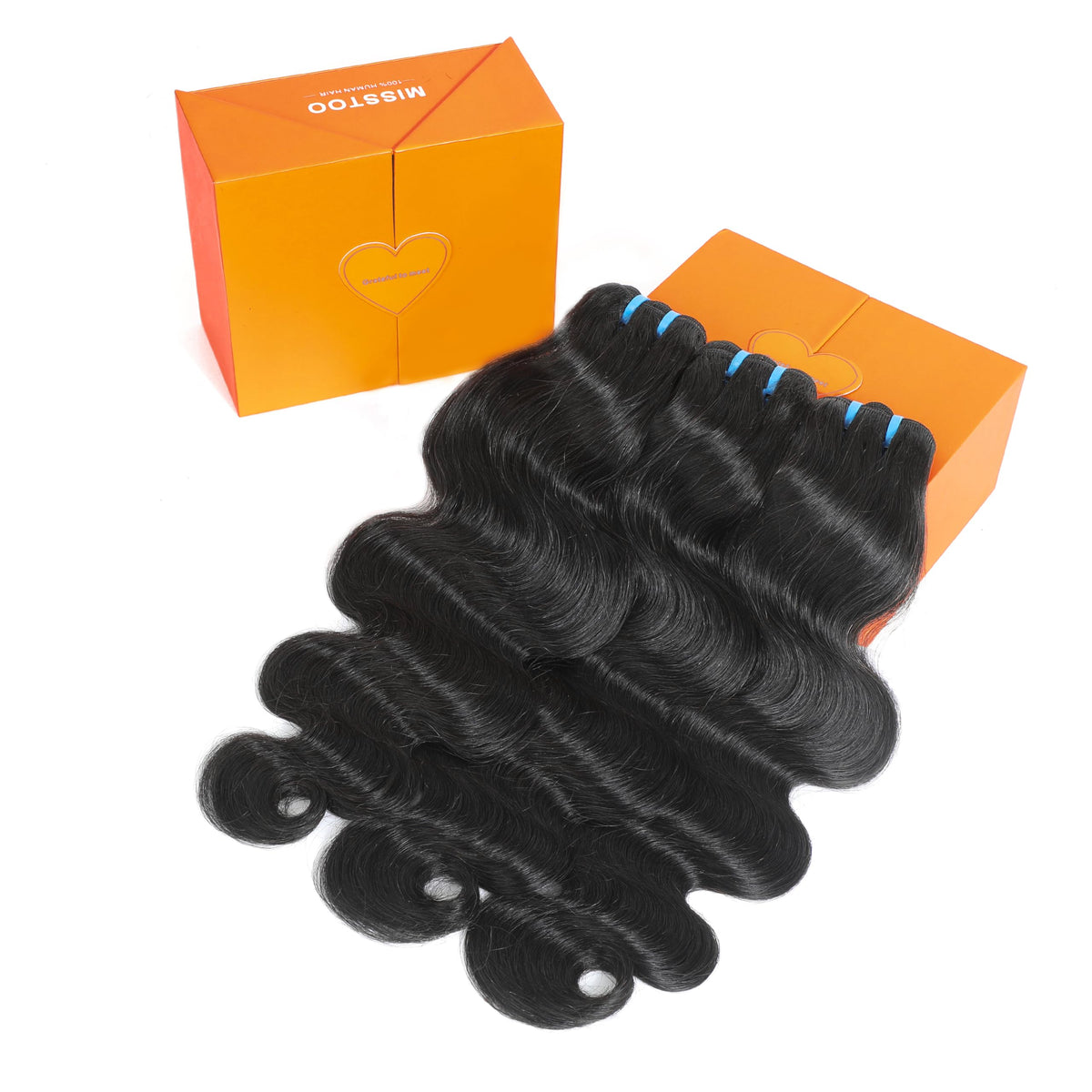 Misstoo Cambodian body wave 18inch bundle close-up shows premium cuticle-aligned hair.