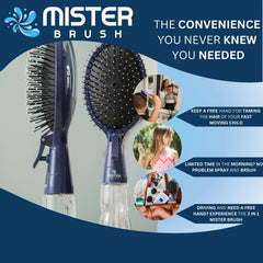 Mister Brush portable-lightweight-design fits in bags for on-the-go styling.