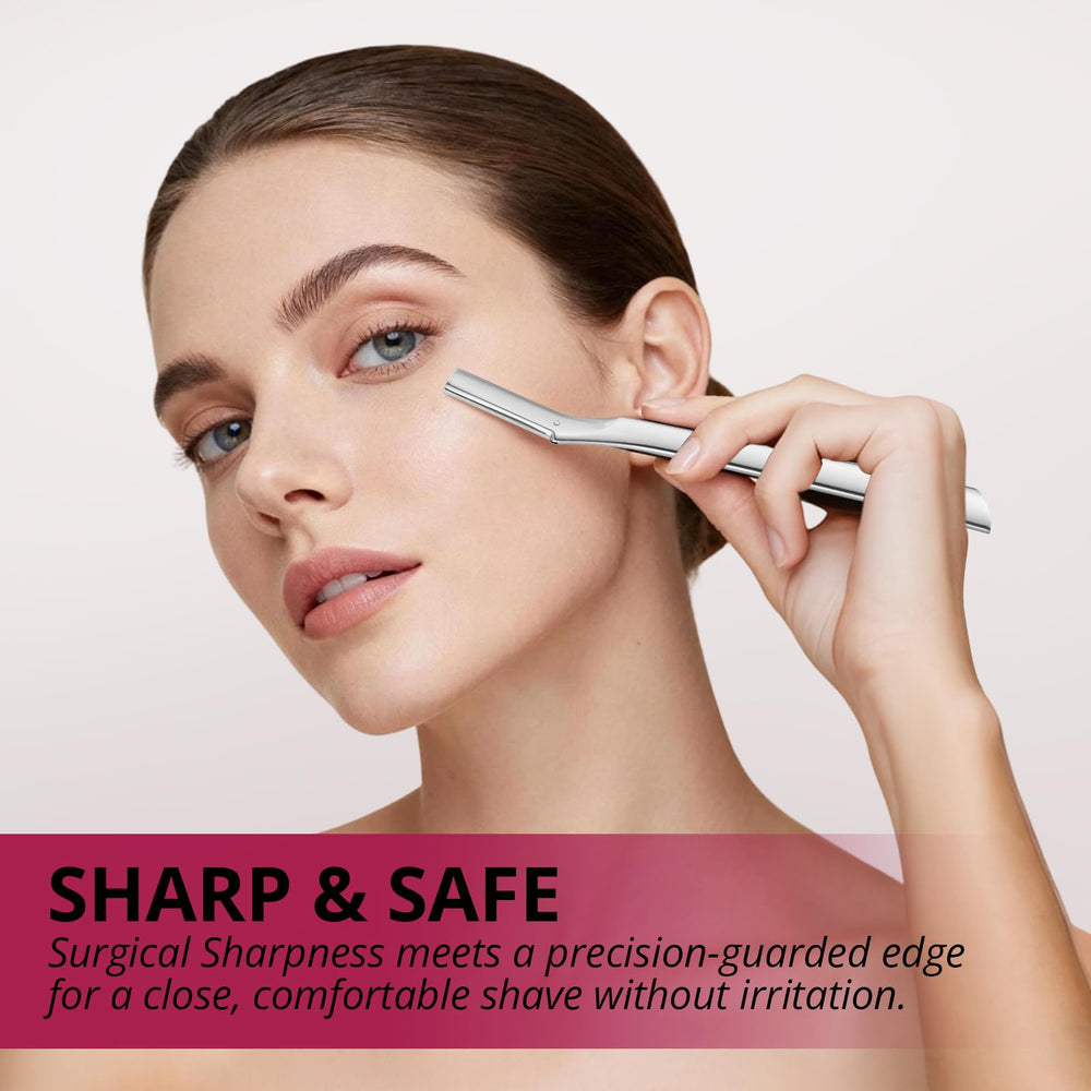 Mistfree Dermaplane Razor cleaning and storage with protective cover.