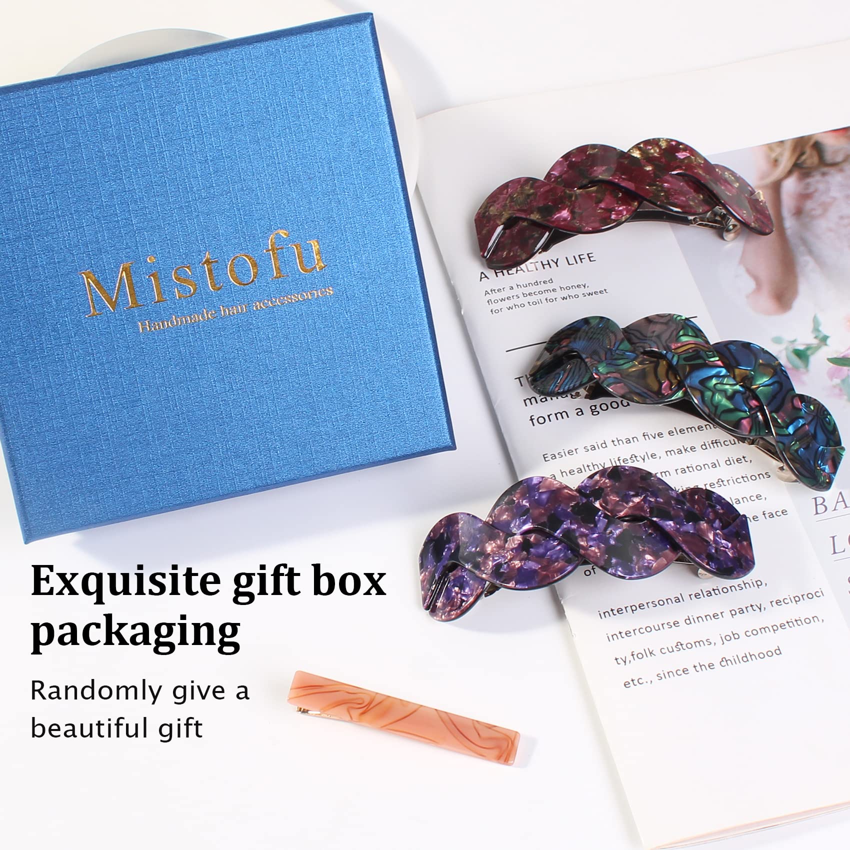 Horquillas Mistofu para ocasiones variadas combinan con looks formales y casuales