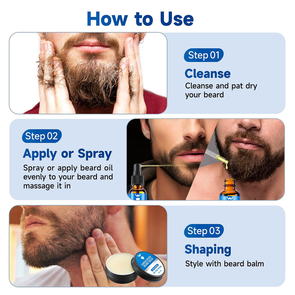 MistySprite gift set for beard care, a thoughtful grooming gift.