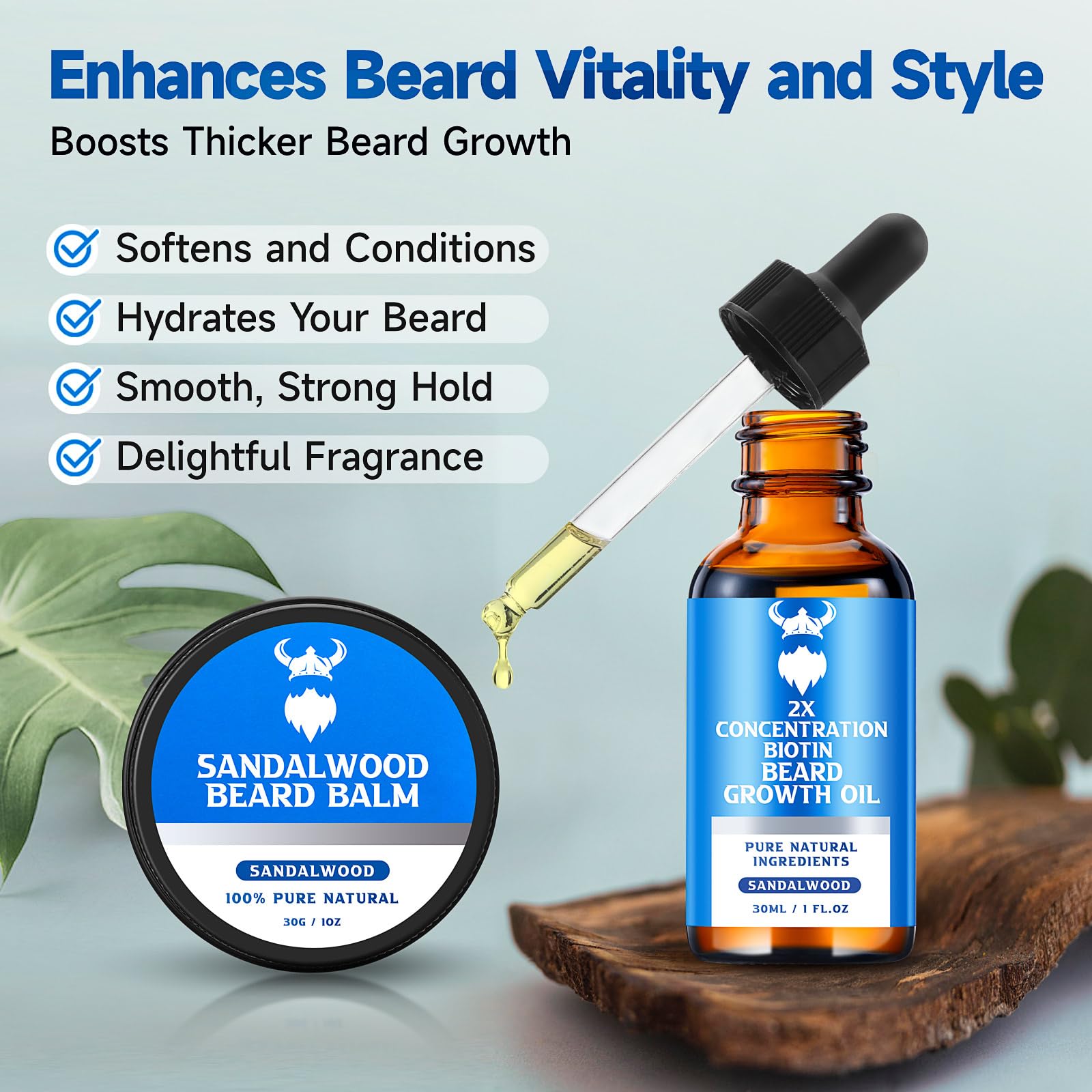 MistySprite jojoba oil drop demonstrates balanced moisture for facial hair.