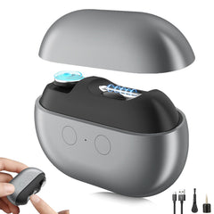 MISWOWO painless automatic nail clipper gray for safe, smooth trimming at home