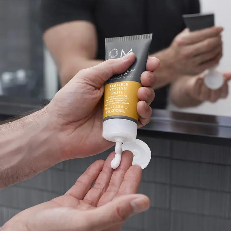 MITCH Construction Paste para cabello corto o medio, estilo moldeable y suave.
