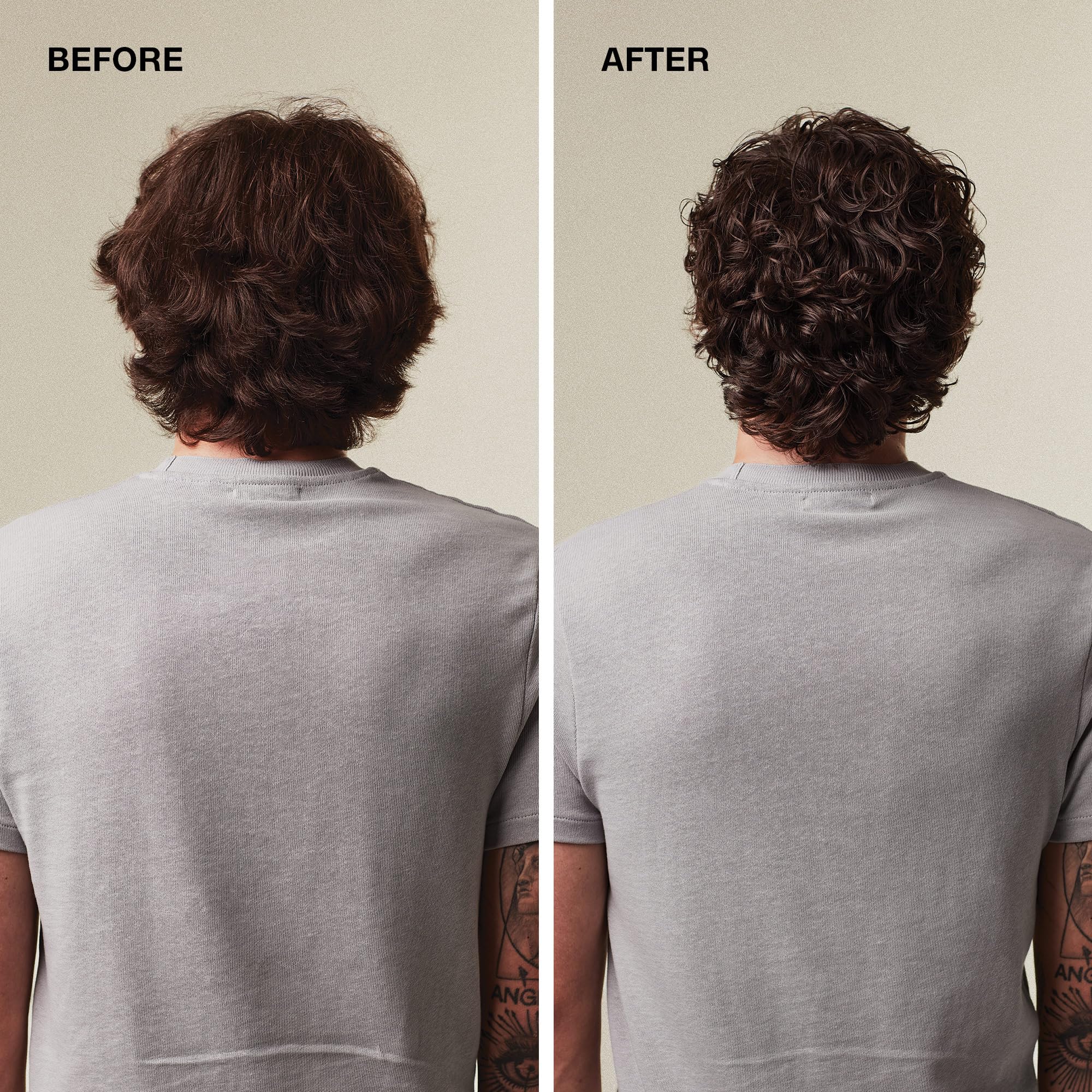MITCH Double Hitter after shower finish suggests light hair texture