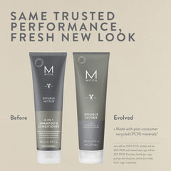 MITCH Double Hitter bottle pour demonstrates easy shower application