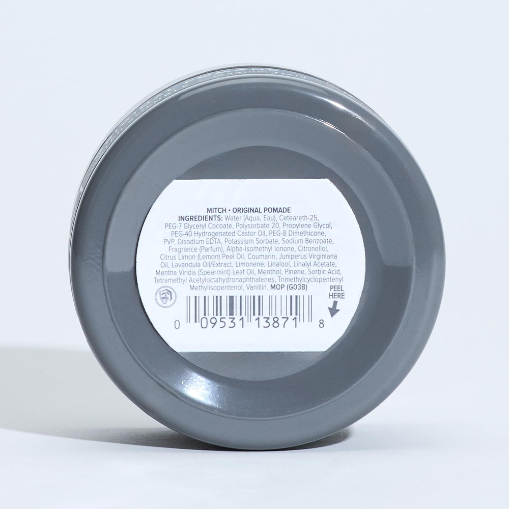 MITCH Original Pomade close-up with energizing agave citrus scent