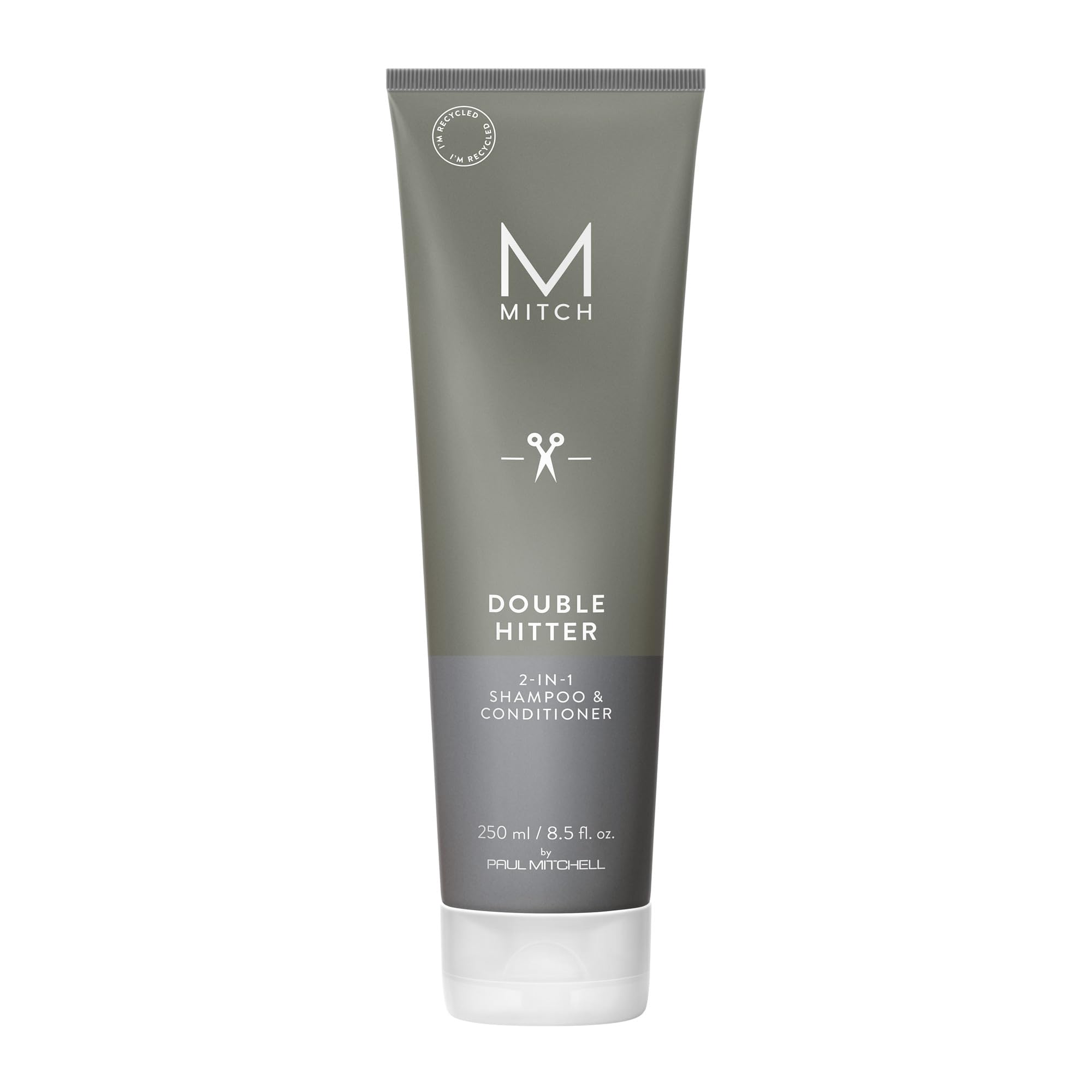 MITCH, botella de dos-en-uno para cabello limpio y saludable.