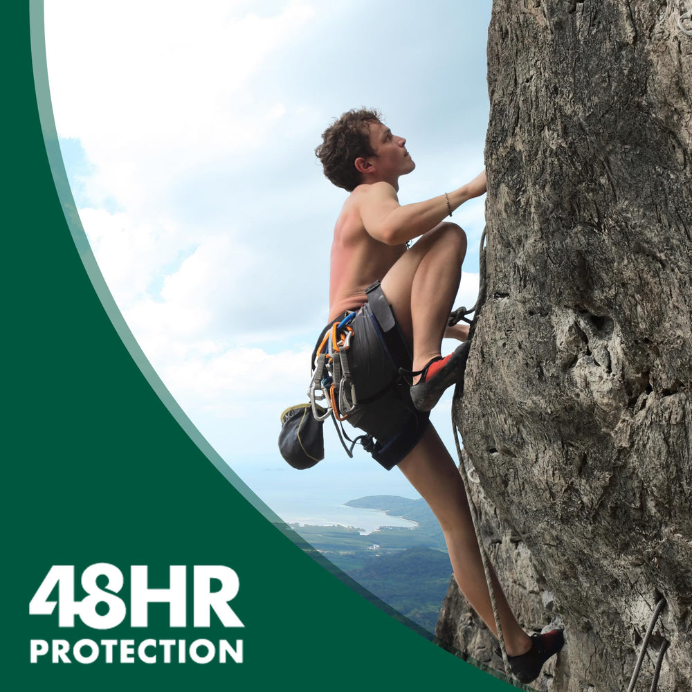 Mitchum 48-hour protection claim on packaging.