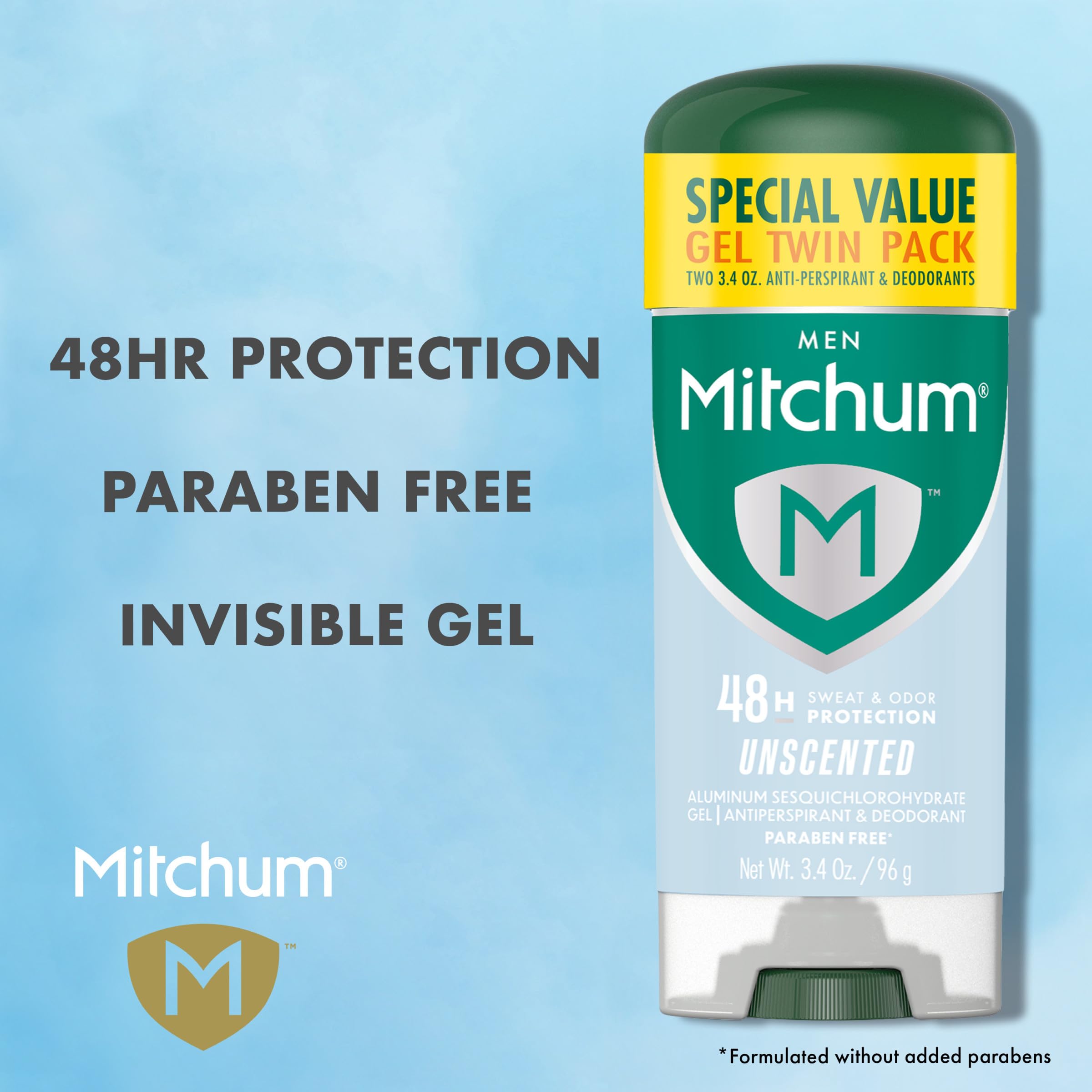 Mitchum 48HR protection gel keeps you confidently protected through workouts.