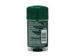 Desodorante Mitchum gel sin perfume, tapa y dispensador visibles, protección todo el día.