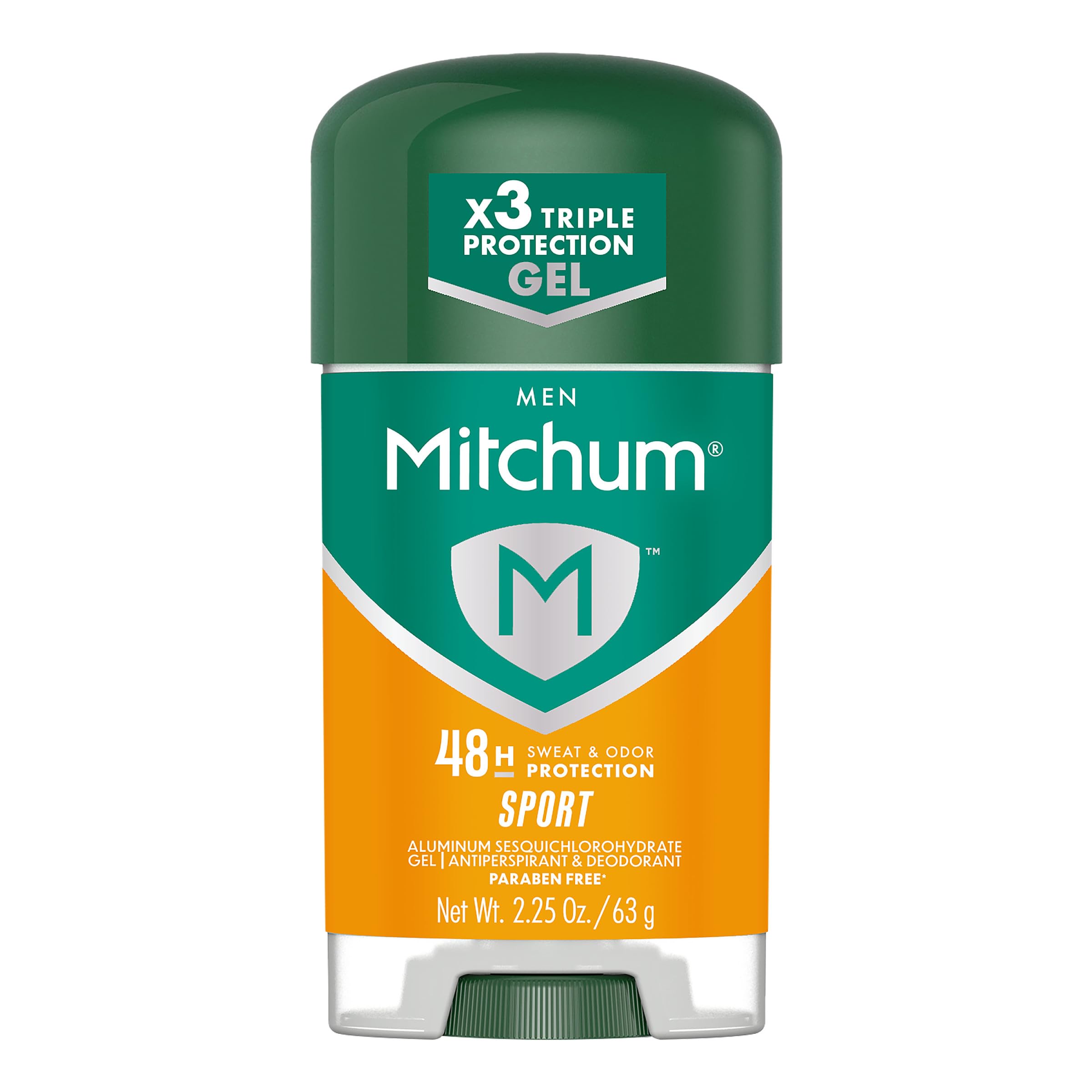 Mitchum pack de 6 desodorante gel deportivo, protección duradera.