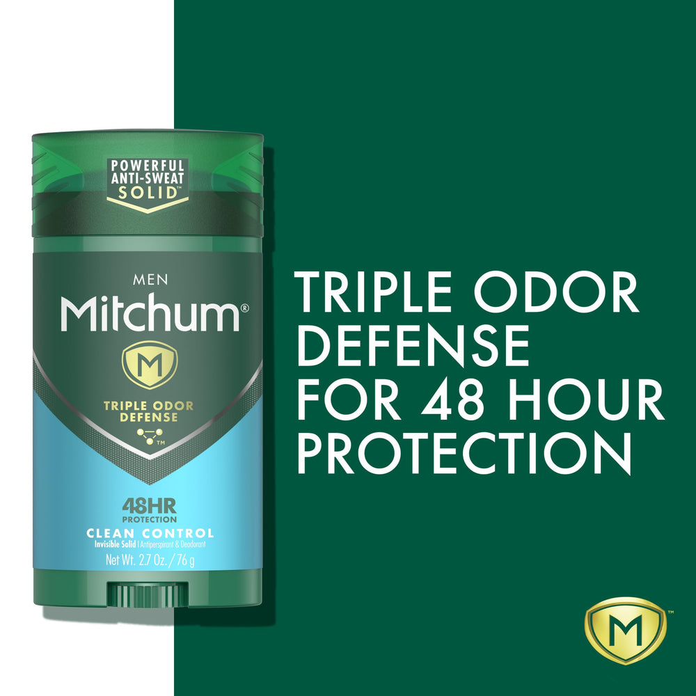 Mitchum Invisible Solid demonstrates no white marks on skin.