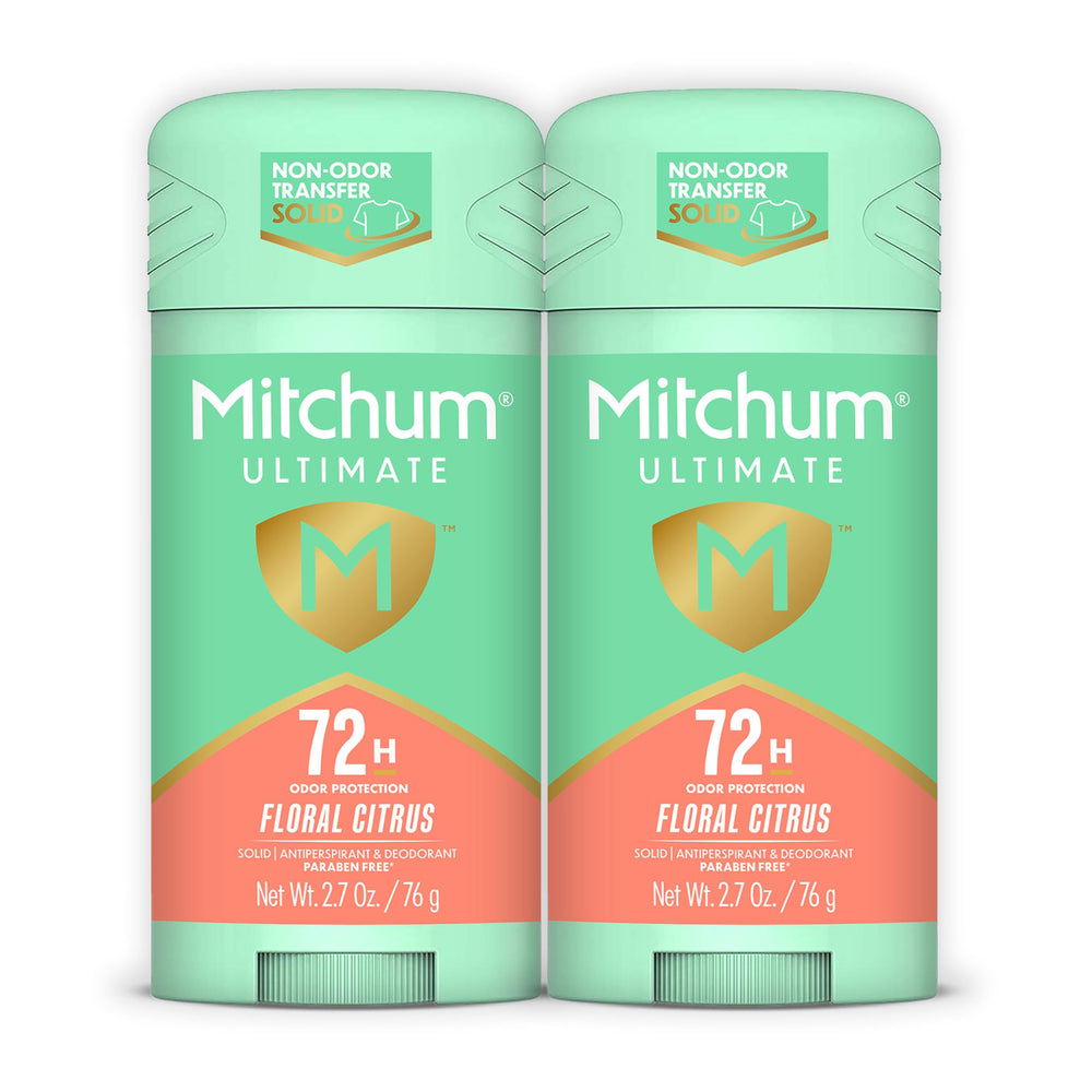 Mitchum Ultimate 72H barra invisible protege contra olores sin dejar residuos.