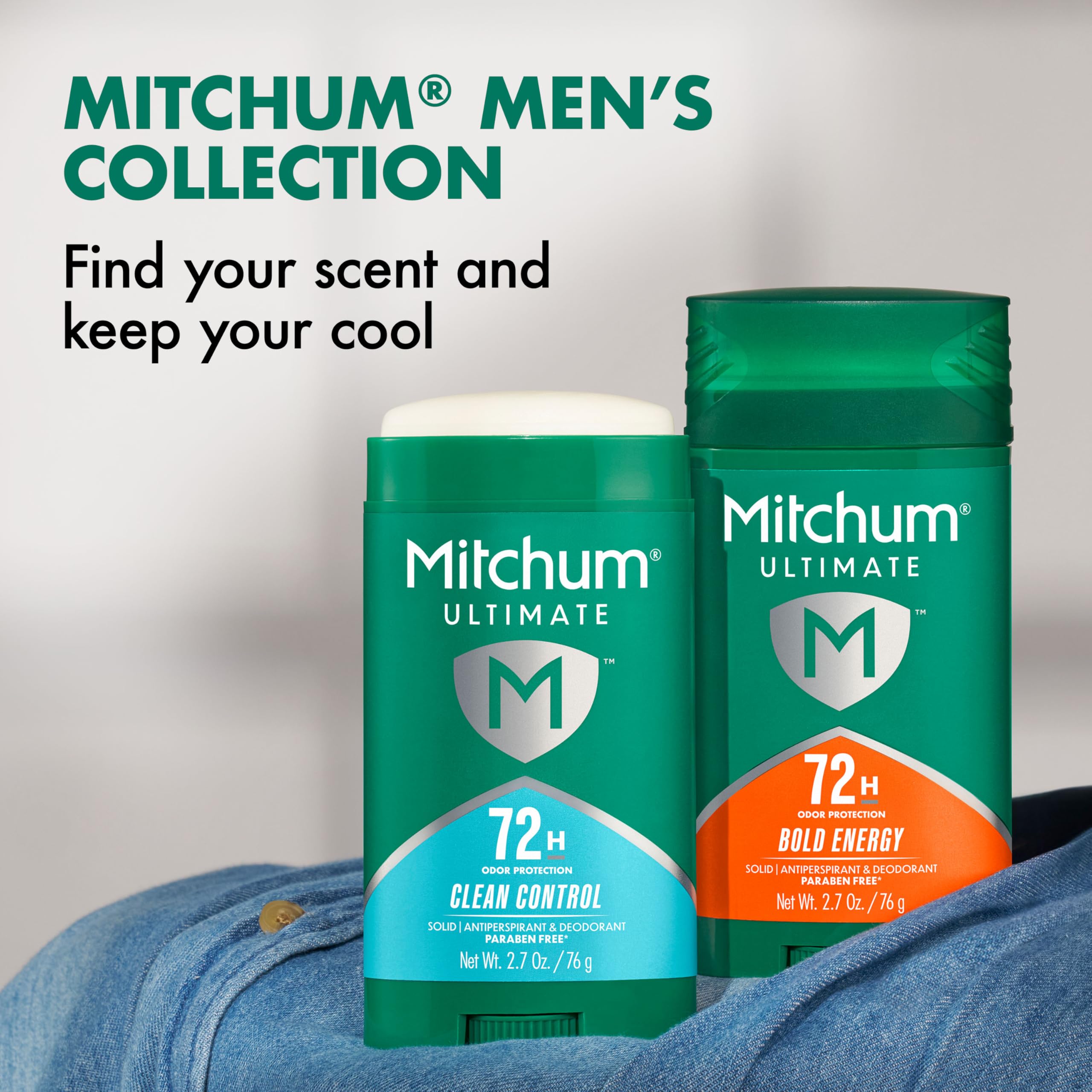 Mitchum Ultimate, dermatológicamente probado, fórmula vegana y sin parabenos.