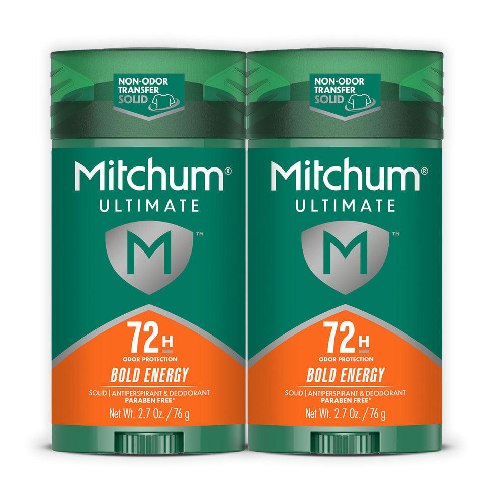 Mitchum Ultimate barra invisible de 72 horas, protección contra olor para uso diario.