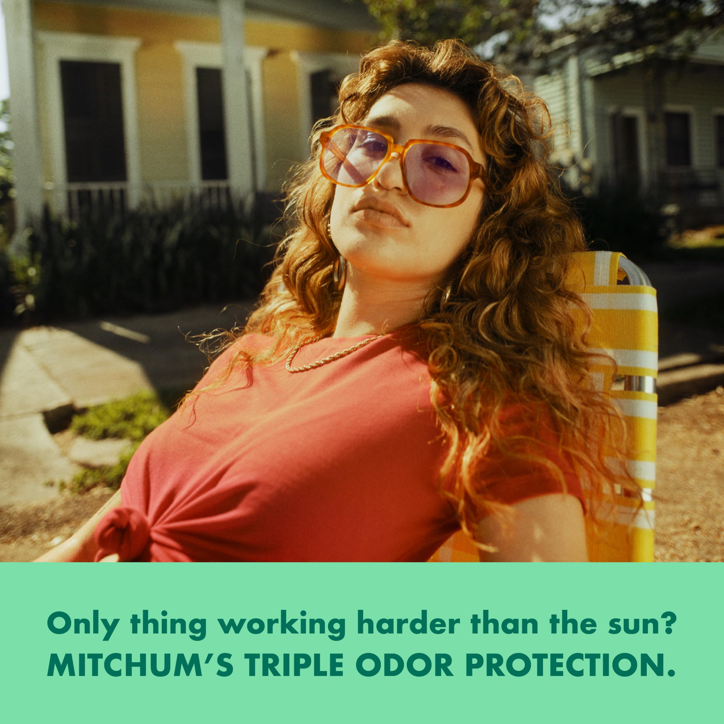 Mitchum goes on clear, leaves no white residue on dark fabrics