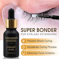 Miuffue lash bonder precision dropper enables controlled dosing for consistent results.