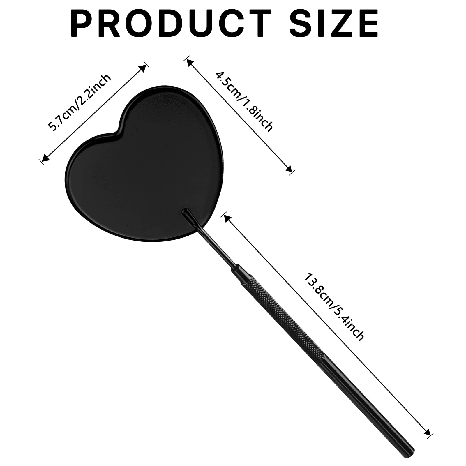 Miuffue Lovely Lash Mirror with rust-proof stainless steel for daily lash work.