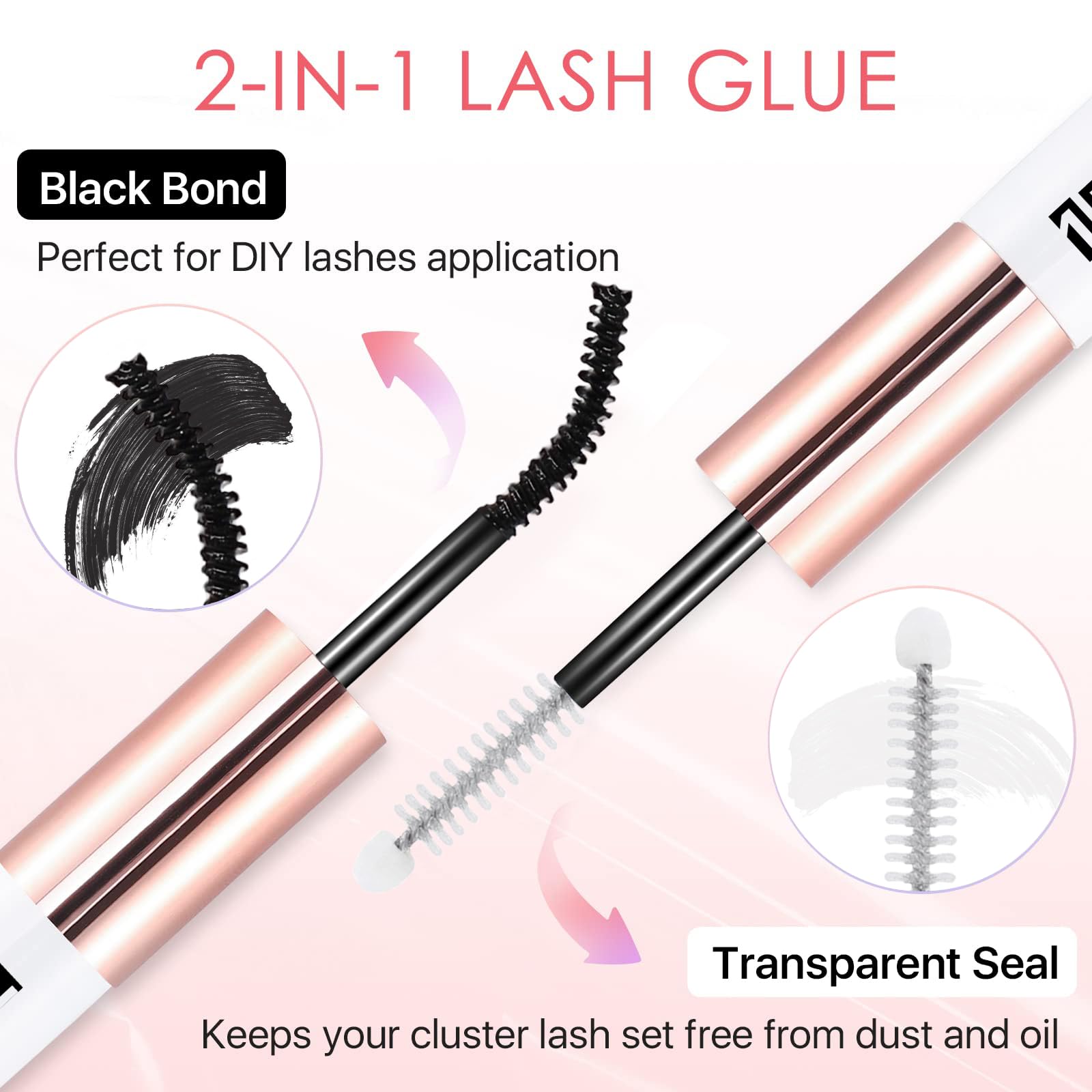 Miuffue spiral brush aids precise application for neat lashes