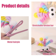 MIUPOO clip pom pom con tentáculos para un look juguetón.