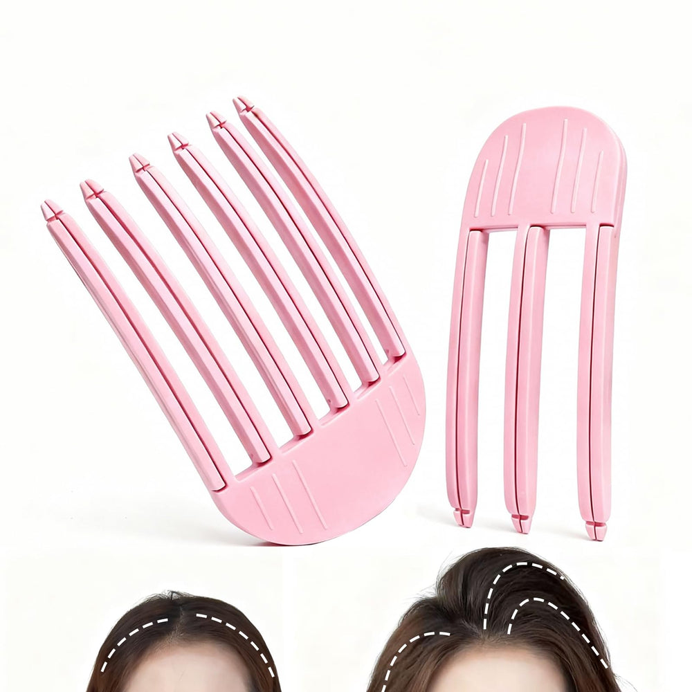 MiUWUU volumen raíz; pinza rosada para mayor cuerpo del cabello.