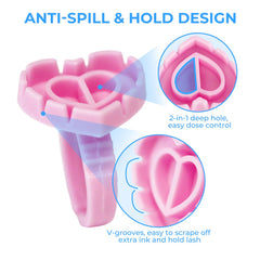 Miuxia adjustable glue rings fit all finger sizes for comfortable sessions.