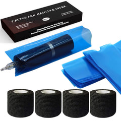 Miuxia cubiertas azules para bolígrafo de tatuaje protegiendo la máquina