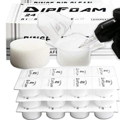 Miuxia Dip Foam con envases desechables para limpieza higiénica