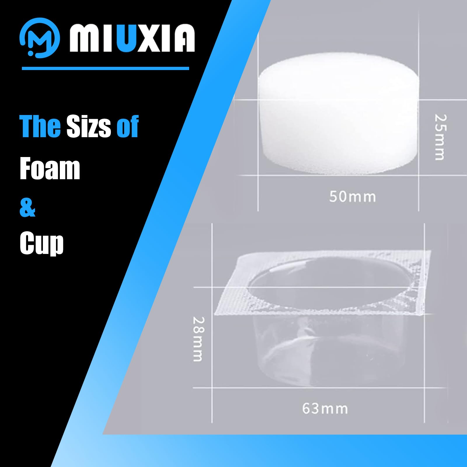 Miuxia Dip Foam presenta esponja de alta calidad para tinta de tatuaje