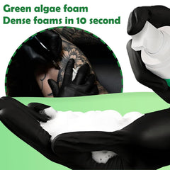 Miuxia Jabon Verde para tatuajes, limpieza profunda de piel e instrumentos.