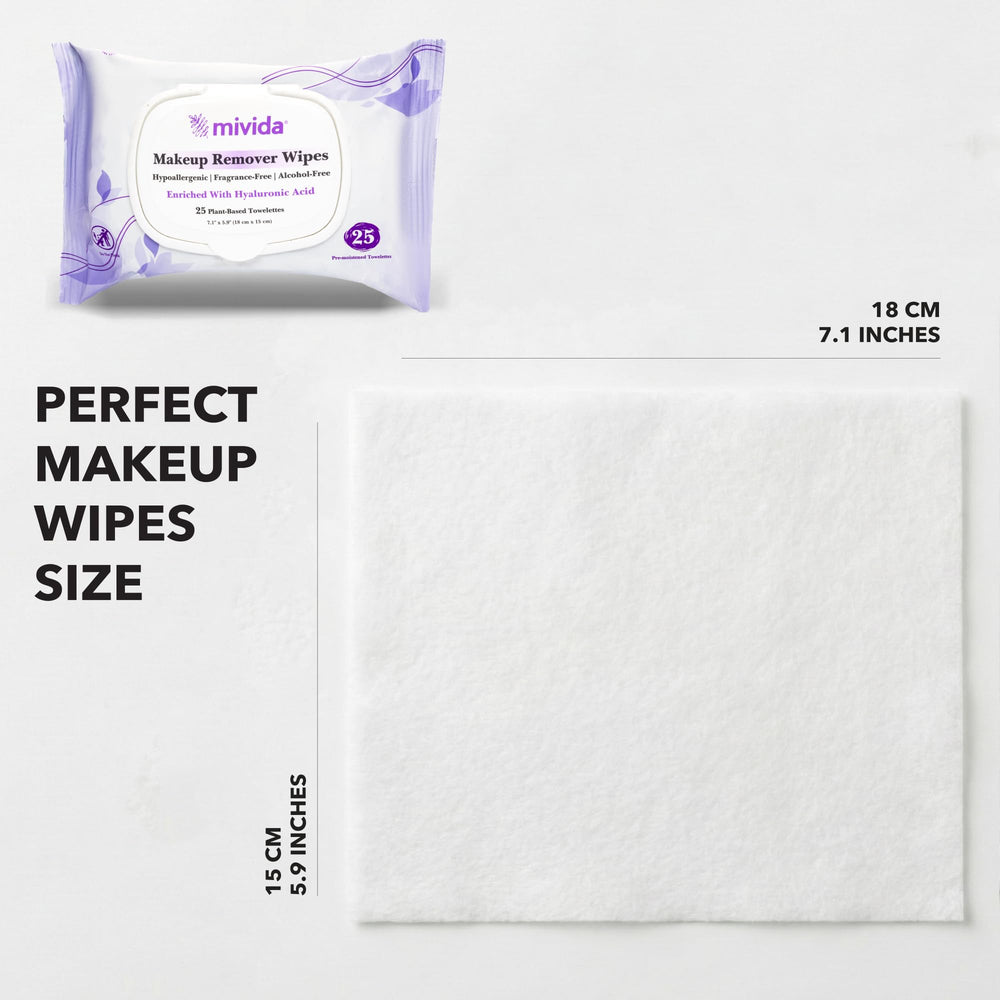 mivida dermatologist-tested wipes designed for gentle use