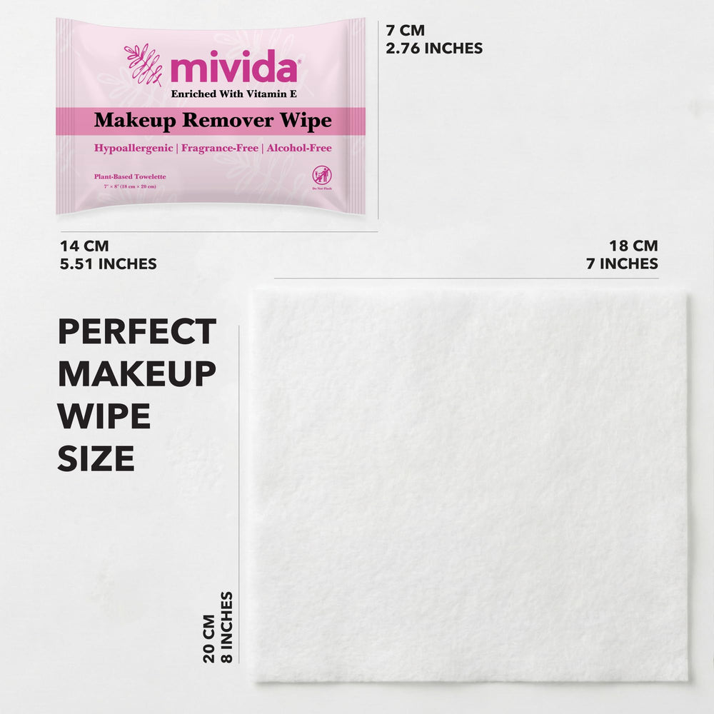 mivida fragrance free and alcohol free wipes for everyday use