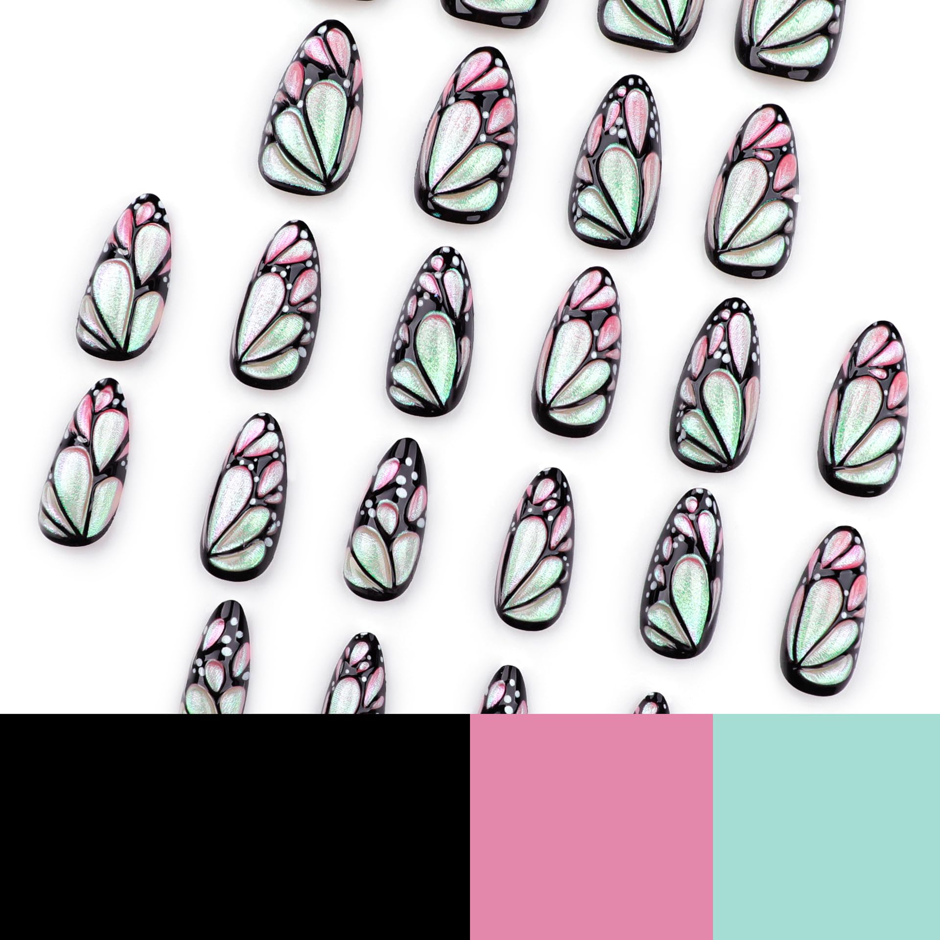 Mivota 12-size set ensures a close natural fit for most nails