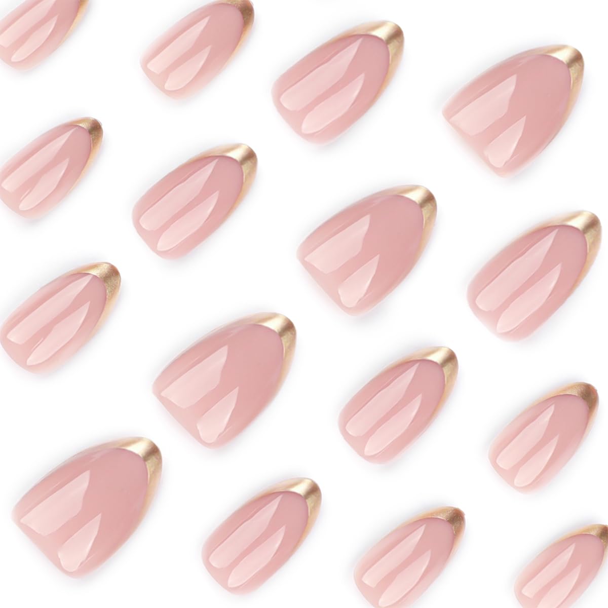 Kit completo de uñas pegadas Mivota de 24 piezas para manicura casera