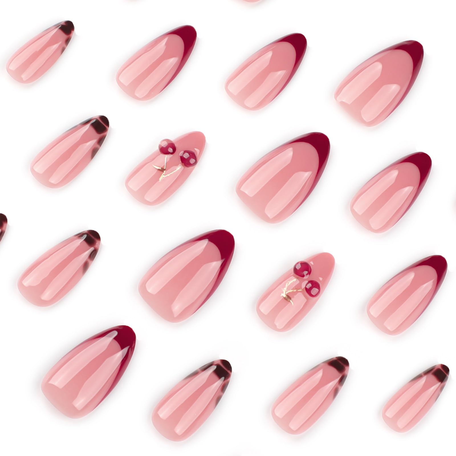 Mivota almond nails showcase leopard pattern for trendy detail