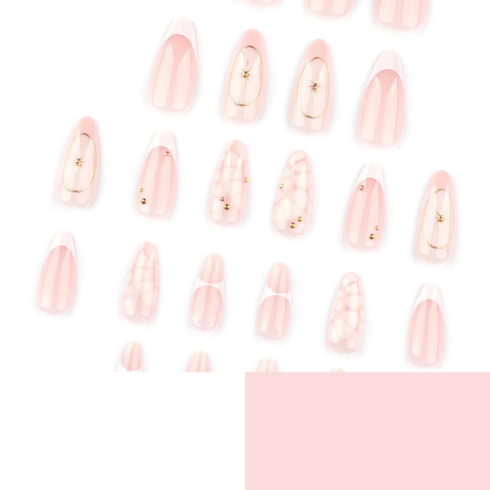 Uñas postizas reutilizables Mivota con adhesivo incluido para aplicación sencilla.