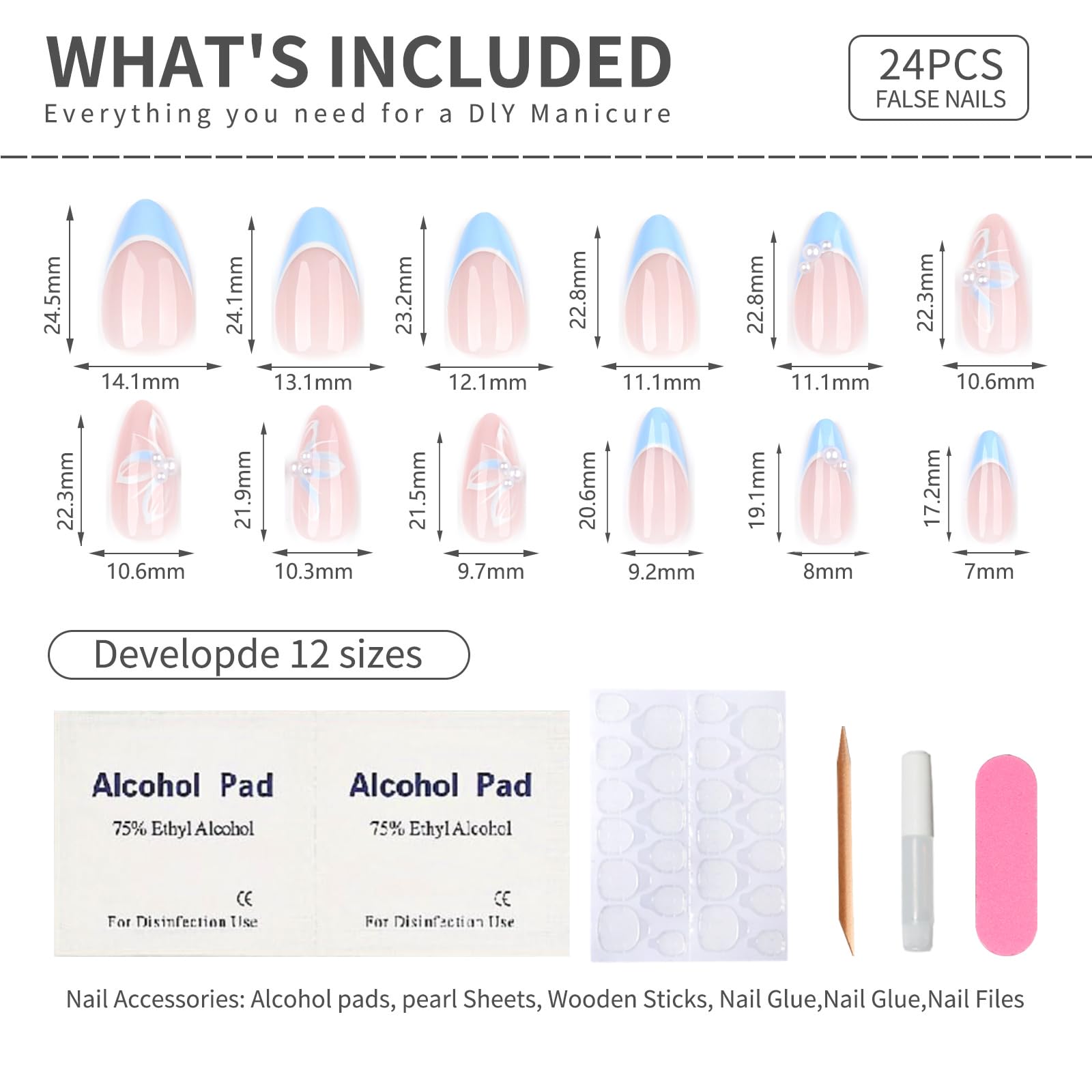 Mivota nails ideal for wedding and daily glam styles.