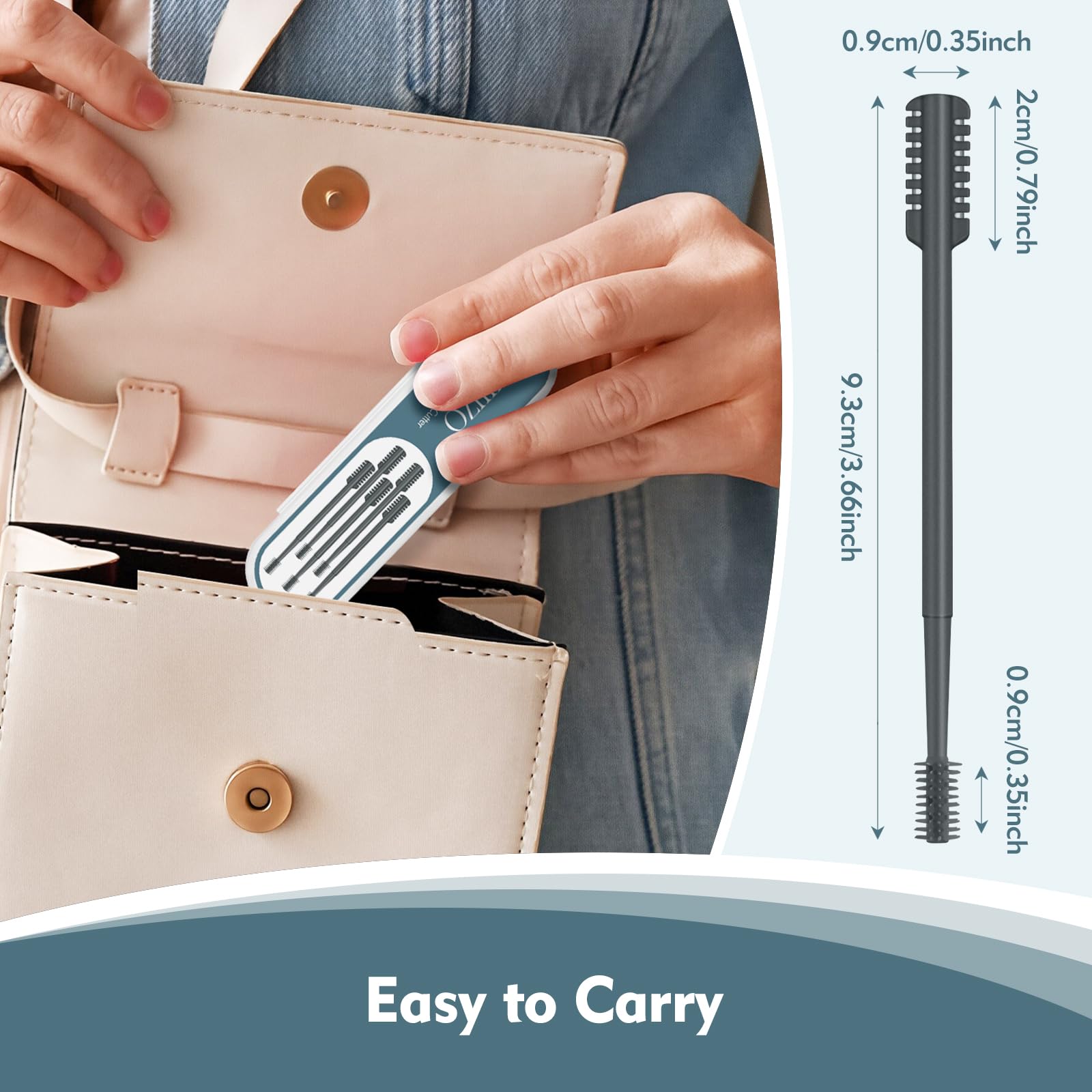 MIVZO portable travel-friendly nose hair trimmer for on-the-go grooming