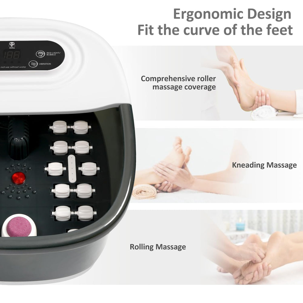 Miwhale 22 massage rollers provide targeted foot massage