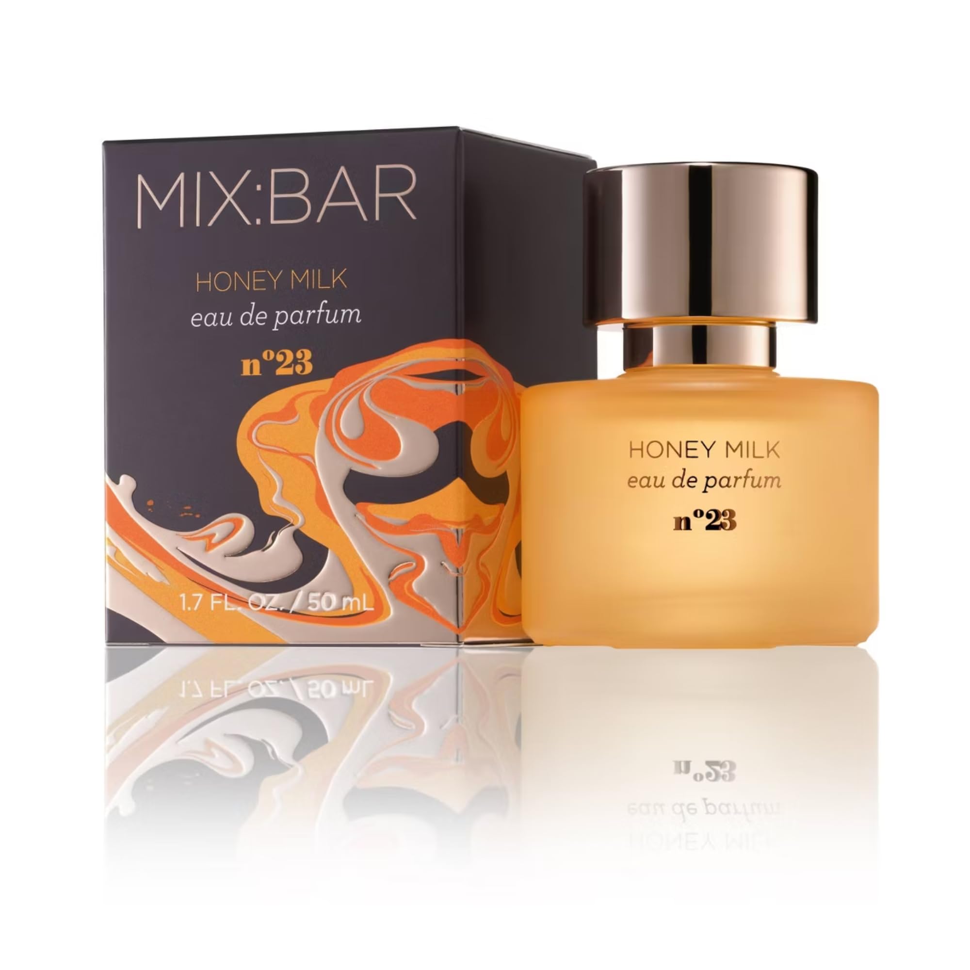 MIX:BAR Honey Milk perfume bottle highlighting warm honey for everyday elegance