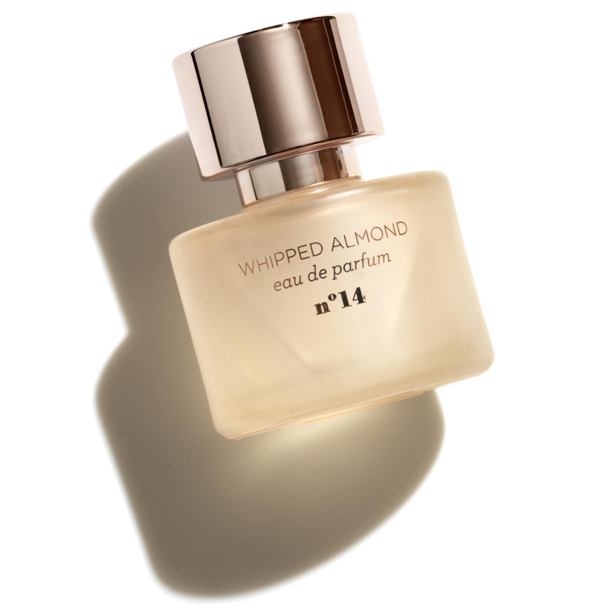 MIX:BAR Whipped Almond cap detail suggests a premium, long-lasting fragrance experience.
