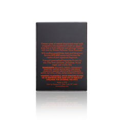 MIX:BAR Whipped Almond label closeup highlights sandalwood and milk richness for warmth.