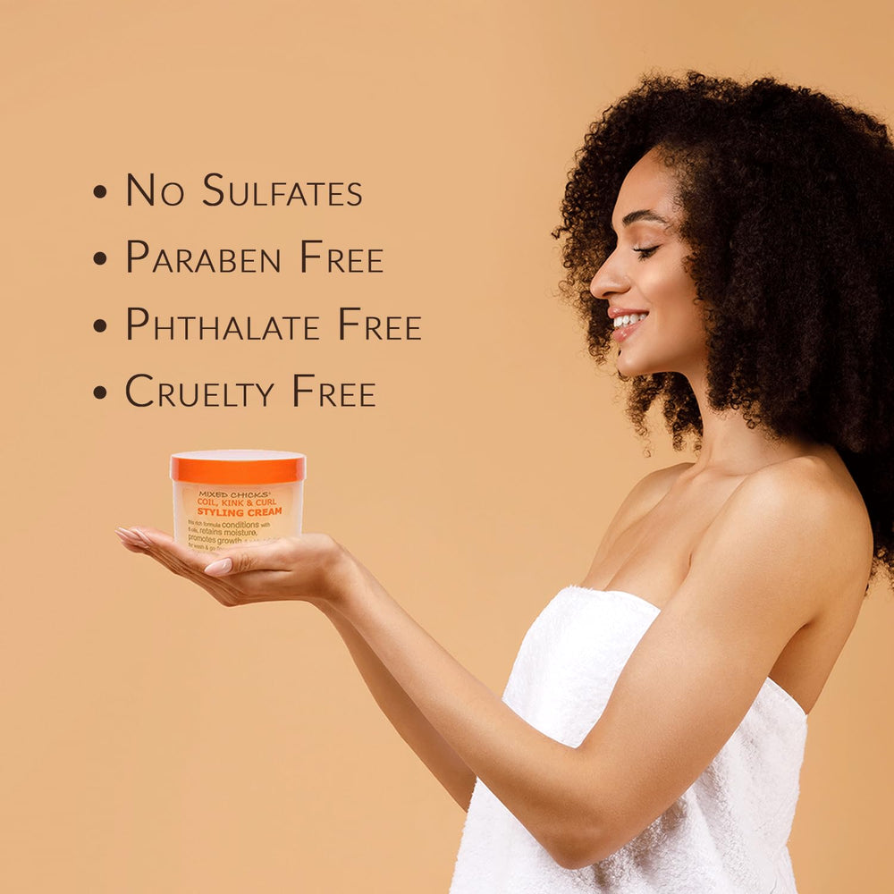 Rizos con brillo natural gracias a Mixed Chicks.