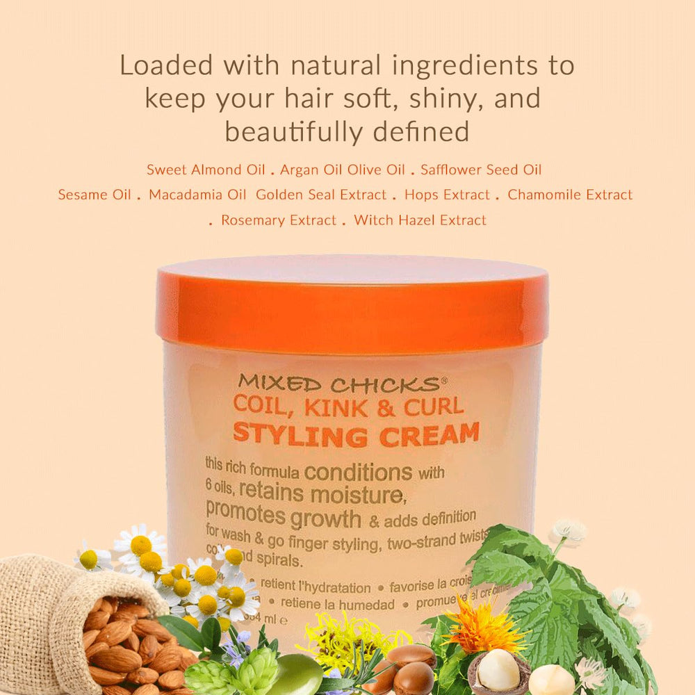Definición de ondas con crema Mixed Chicks.
