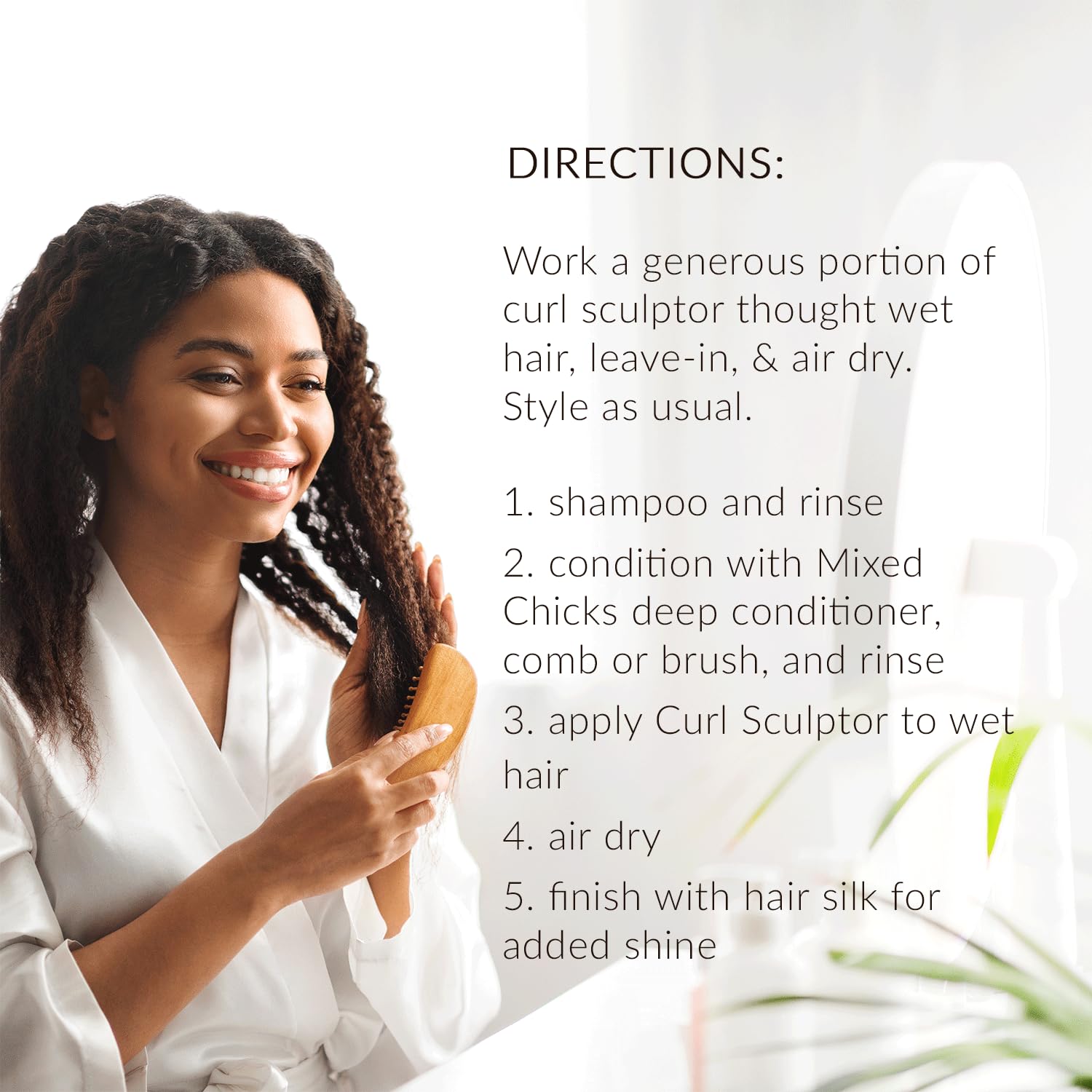 Hidratación intensa con Mixed Chicks Curl Sculptor.