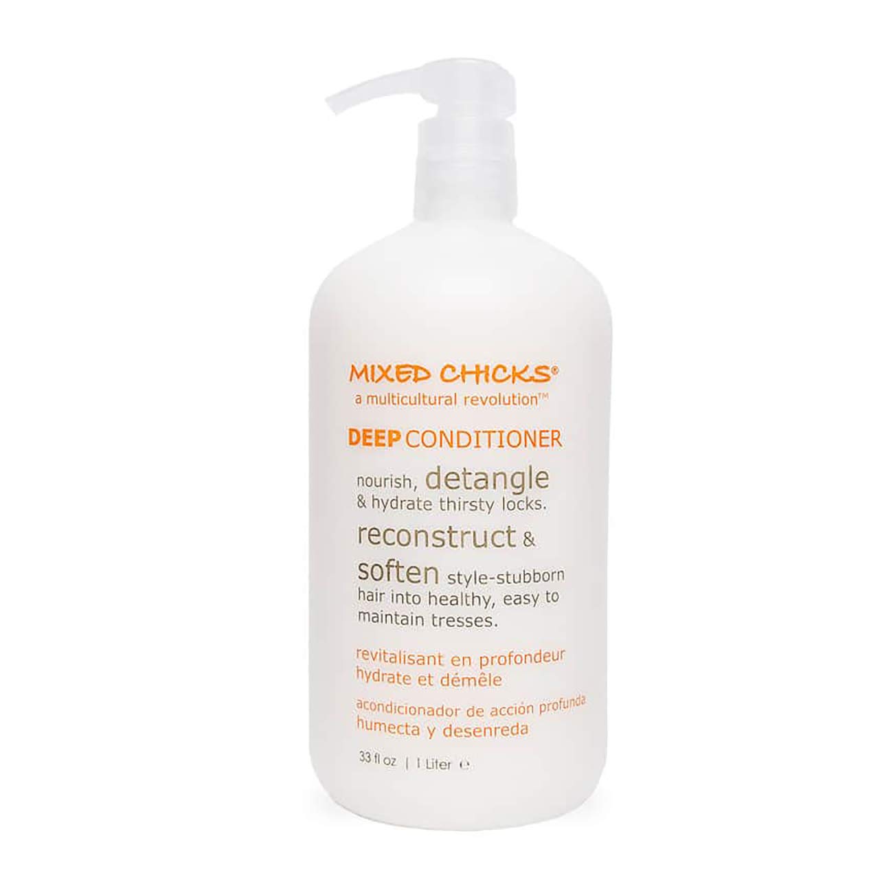 Mixed Chicks Detangling Deep Conditioner bottle front for soft, manageable hair.