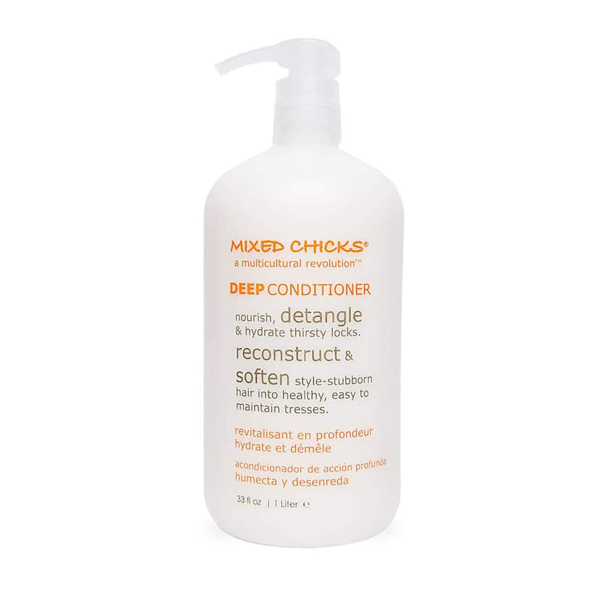 Mixed Chicks Detangling Deep Conditioner bottle front for soft, manageable hair.