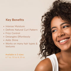 Frizz elimination results leave hair smooth and easy to style