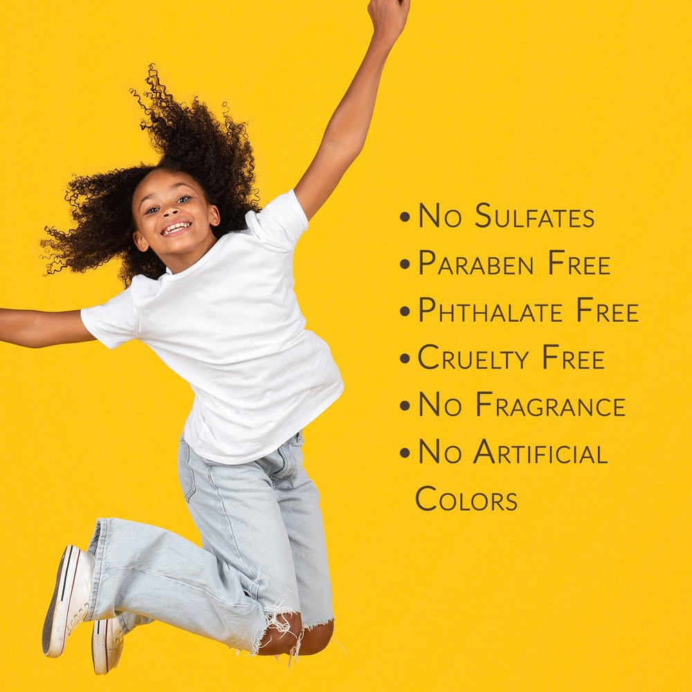 Etiqueta de Mixed Chicks Kids Acondicionador Sin Enjuague con fecha de fabricación para trazabilidad.